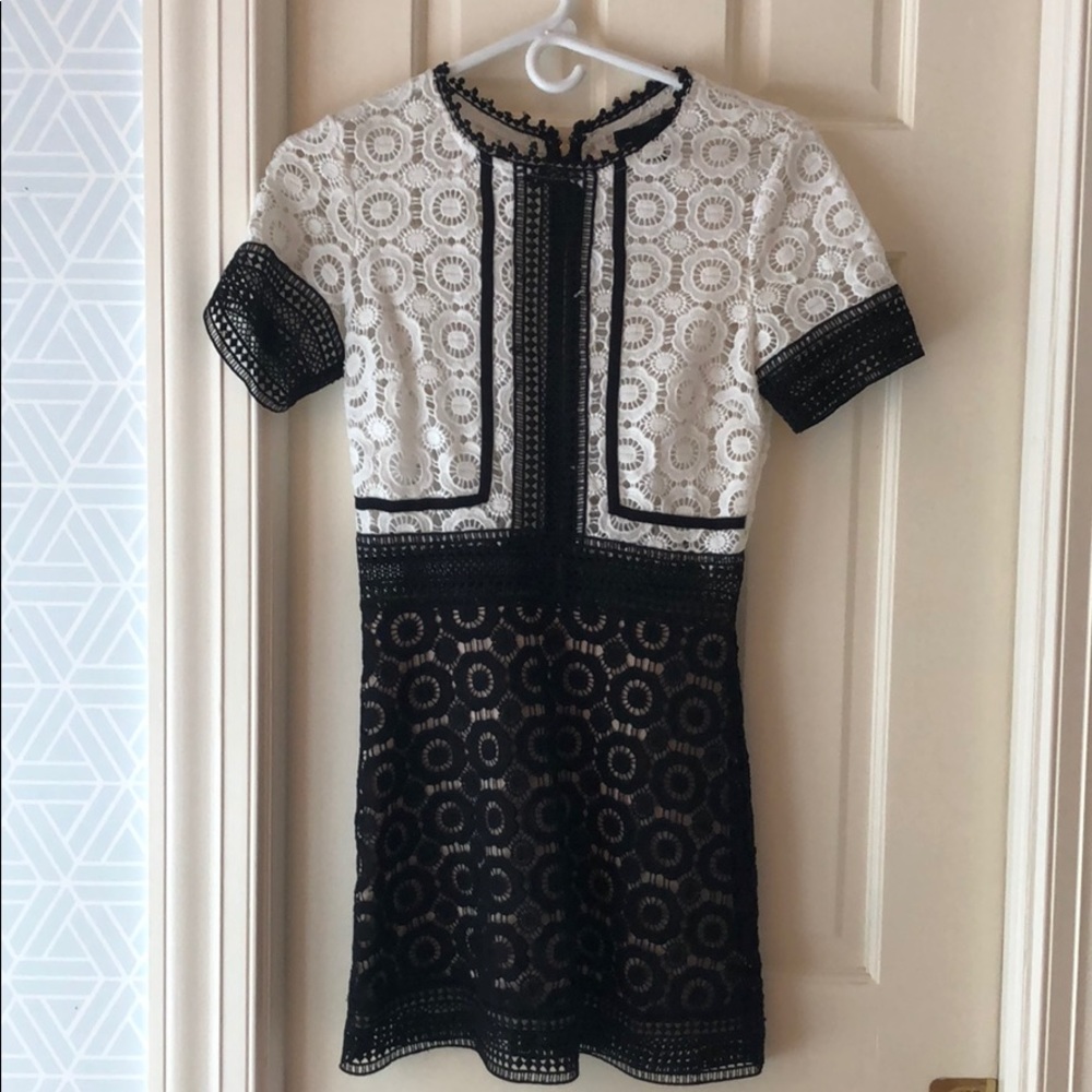 Aqua Lace Mini Dress